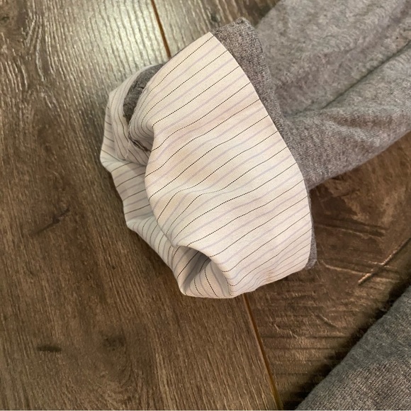 Aritzia Talula Blazer Grey Pima Cotton Modal Academia Preppy Retro size 4 - Picture 4 of 10